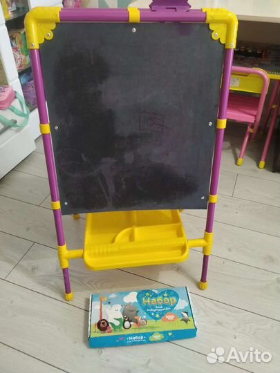 Мольберт детский двухсторонний