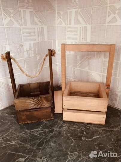 Корзинки и ящики декоративные