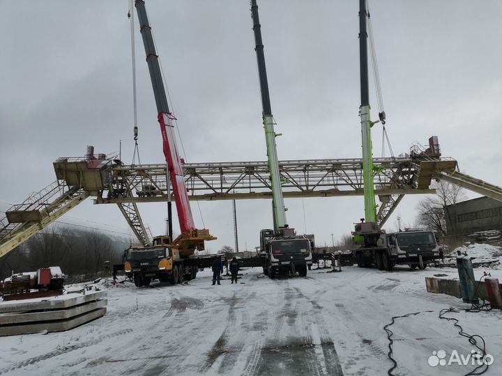 Монтаж демонтаж кранов мостовых козловых