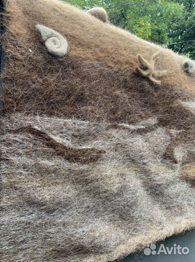 Ковер ручной работы из конского волоса