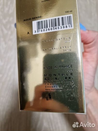 Новый Montale Aoud Sense 100 мл