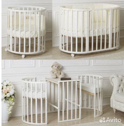 Кроватка Incanto mimi 7 в 1 цвет слоновая кость