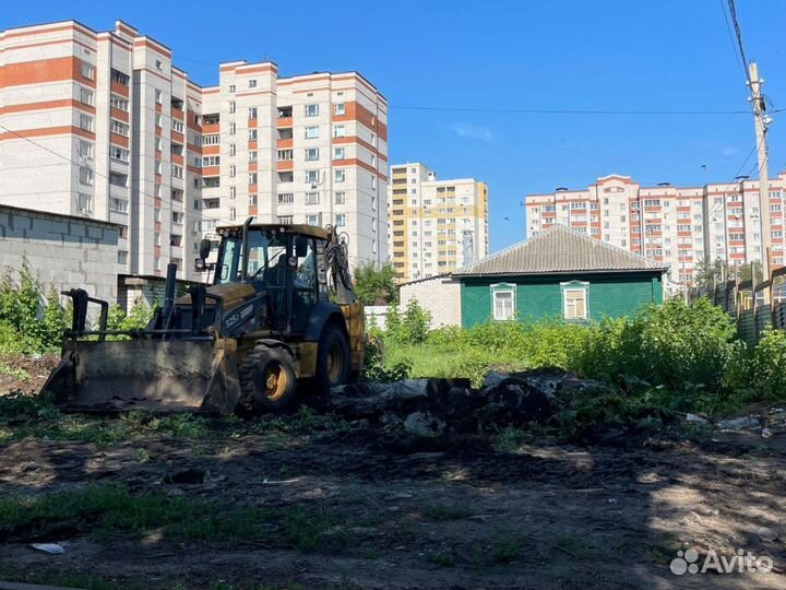 Демонтаж домов,снос зданий,подготовка участка