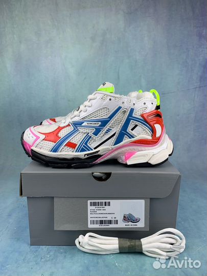 Кроссовки Balenciaga Runner Red/Blue Sneakers