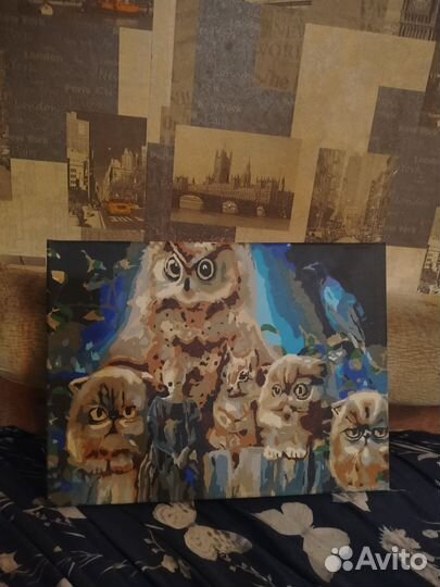 Картина по номерам готовая