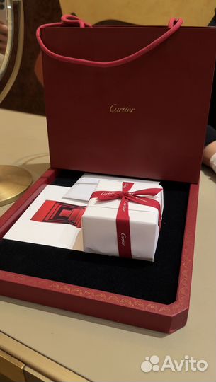 Кoльцо Cartier juste UN clou гвоздь белое золото