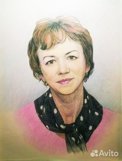 Портрет с фото карадашами, маслом на заказ