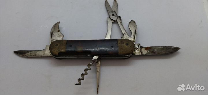 Нож складной нс ворсма 7-ми предметный. СССР