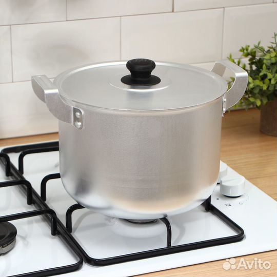 Кастрюля алюминиевая 6л