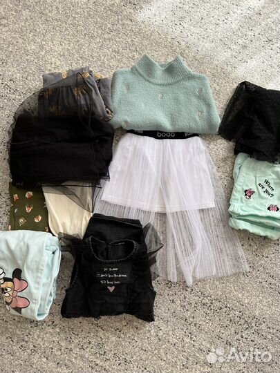 Детская одежда для девочки 4-5 лет пакетом
