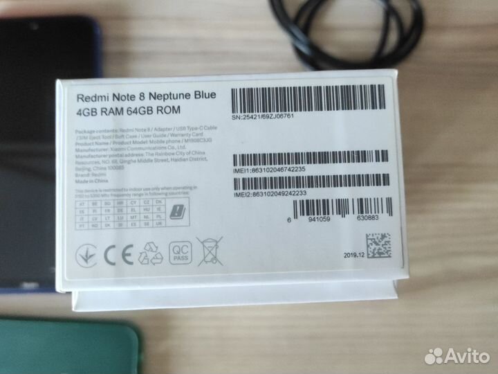 Xiaomi Redmi Note 8, 4/64 ГБ