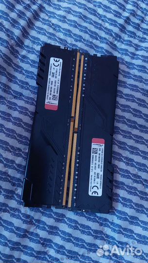Оперативная память Kingston HyperX fury 8 гбx2
