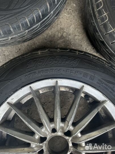 Литье диски r14 4x98 с резиной