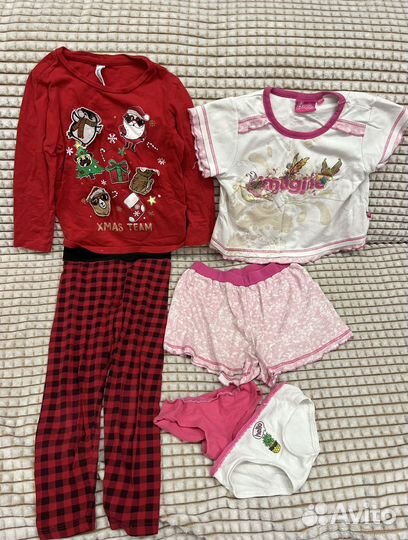 Вещи пакетом на девочку (рр 116)