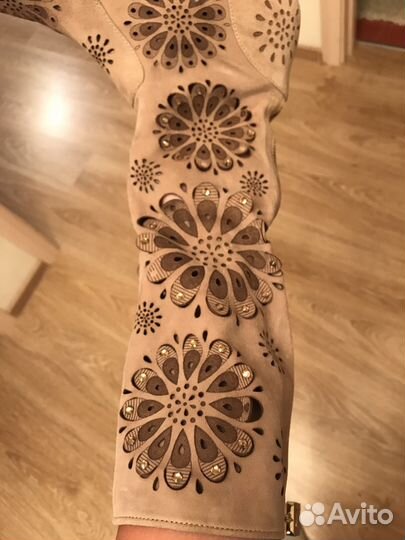 Сапоги новые. Натуральная замша