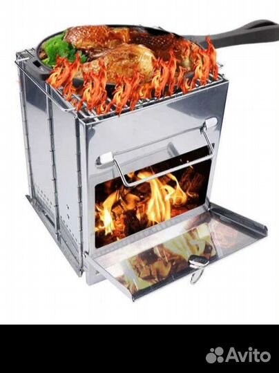 Новая туристическая печка Щепочница