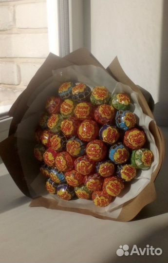 Букет из чупа чупсов
