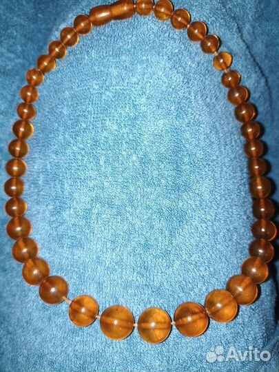 Бусы натуральный янтарь СССР