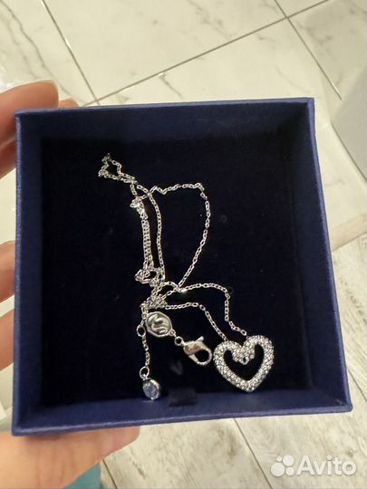 Swarovski кулон сердце