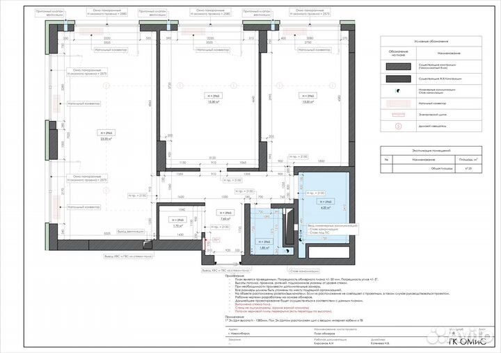 Обмеры (замер) помещения/квартиры/дома