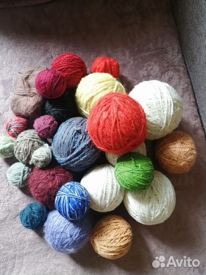 Пряжа нитки для вязания пакетом
