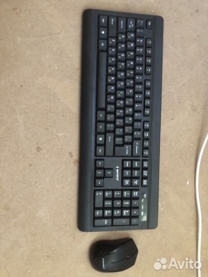 Беспроводная клавиатура и мышь gembird
