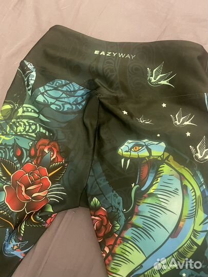 Easyway леггинсы рашгард новые спортивный костюм