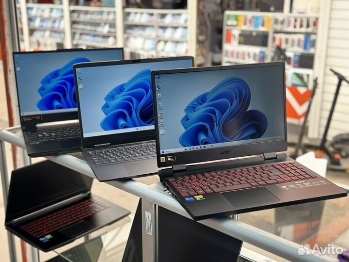 Новые игровые ноутбуки с гарантией