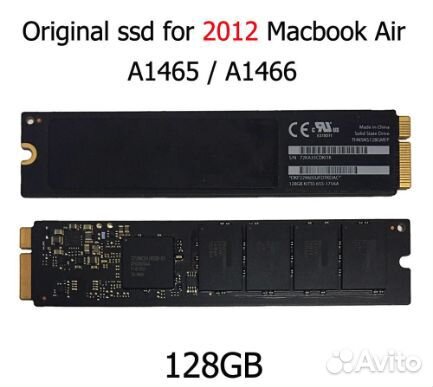 SSD 128Gb Toshiba MacBook Air A1465 A1466 2012