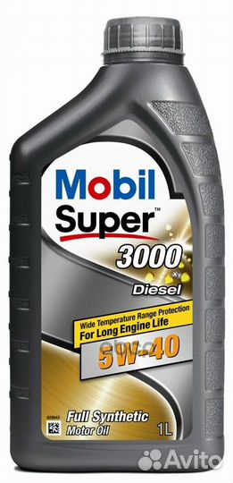 Масло Mobil Super 3000*1 Diesel 5w40 1л Mobil