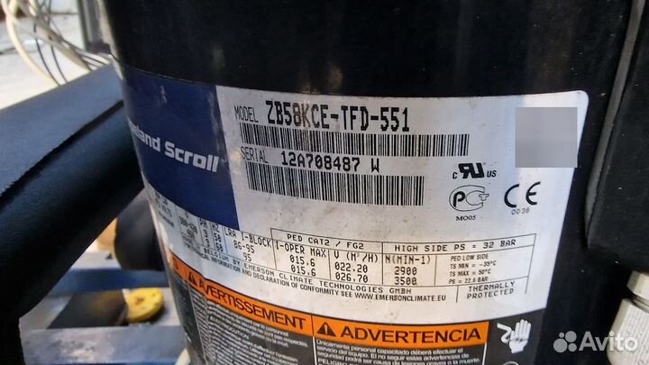 Компреесоры холодильные Copeland