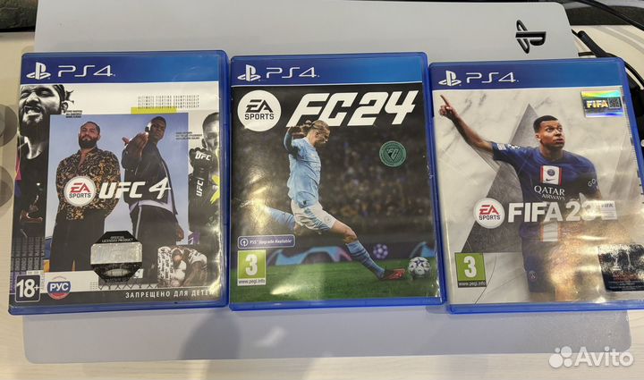 Игры на ps4 Fifa 23, Fc 24, Ufc4