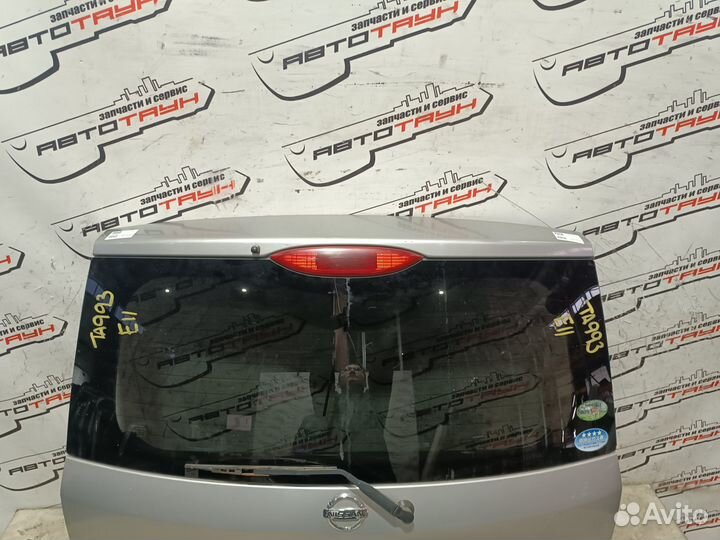 Дверь задняя nissan note E11 NE11 ZE11 K01001U6AM серебро, KY0 TA993