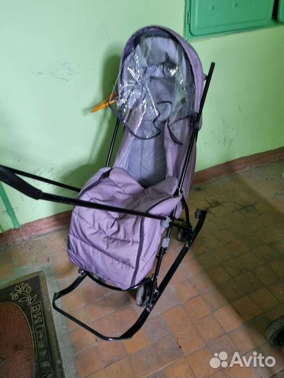 Коляска санки