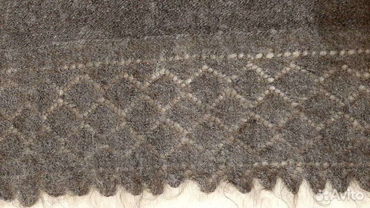 Шаль пуховая: ручная работа