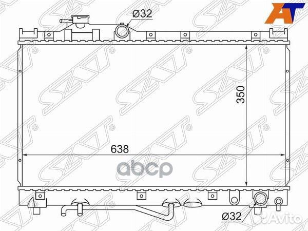 Радиатор Toyota Carina ED 93-98 / Celica 93-99