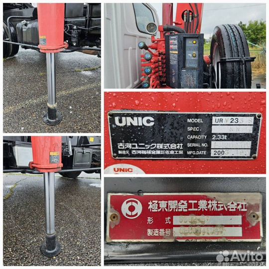 Самосвал Isuzu Elf с КМУ UNIC, 2006