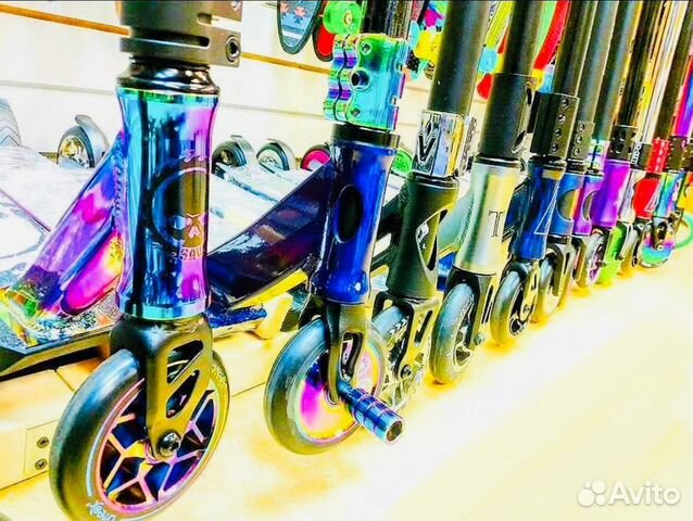 Трюковые самокаты. Ассортимент