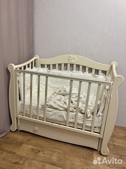 Детская кроватка можга красная звезда