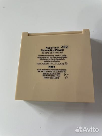 Bobbi brown пудра nude