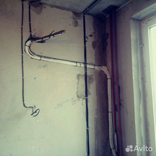 Установка Сплит -Системы. Чистка. Закладка трассы