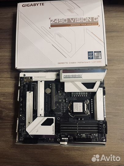 Материнская плата gigabyte Z490 vision G (LGA1200)