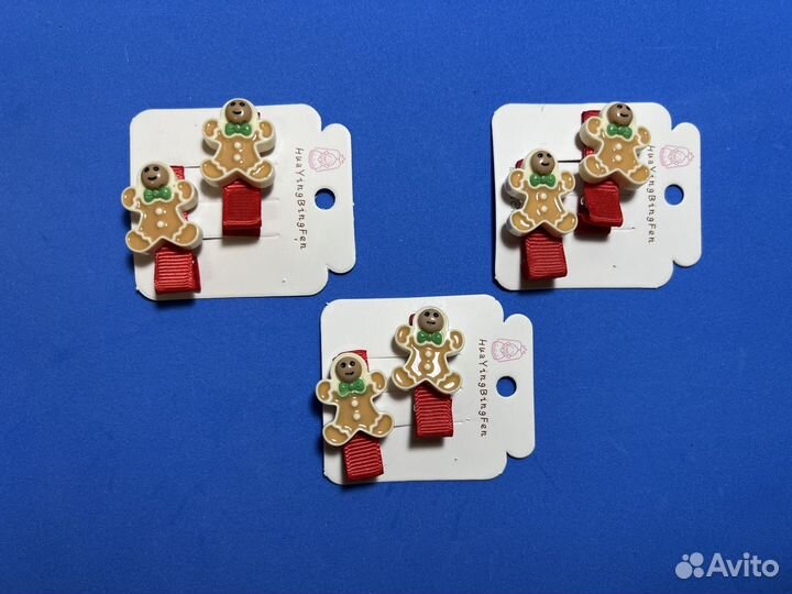 Резинки для волос новогодние