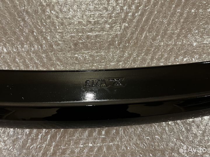 Спойлер багажника широкий Mercedes W213 глянец