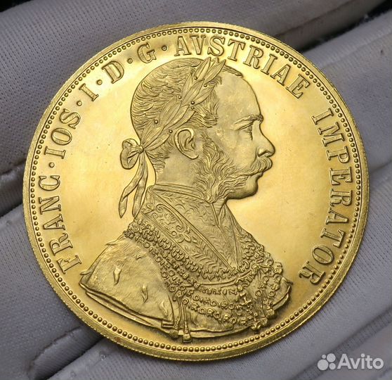 4 дуката 1915. Золото 986 пробы, 14 г