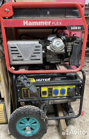 Генератор бензиновый в аренду 5,5 кВт и 8 кВт