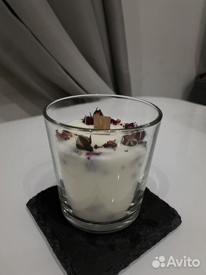 Ароматическая свеча ручной работы