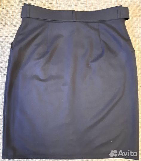 Юбка школьная, синяя, новая (р.48)
