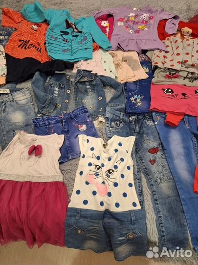 Одежда для девочки 2-6 лет пакетом