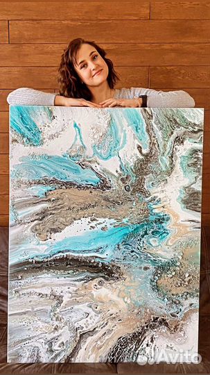 Картина из жидкого акрила